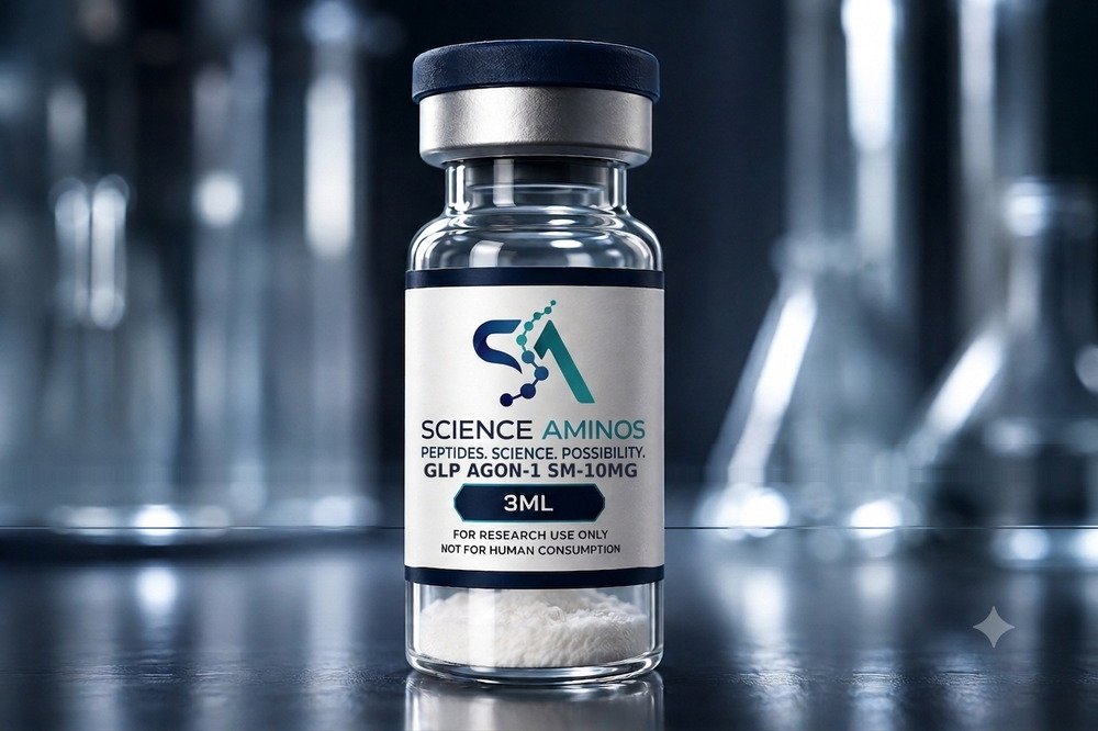 GLP AGON-1 SM-10mg vial GLP AGON-1 SM-10mg research peptide vial, 3 mL lyophilised powder